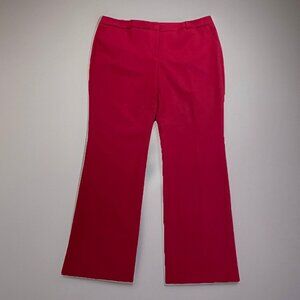 Talbots Red Straight Leg Pants